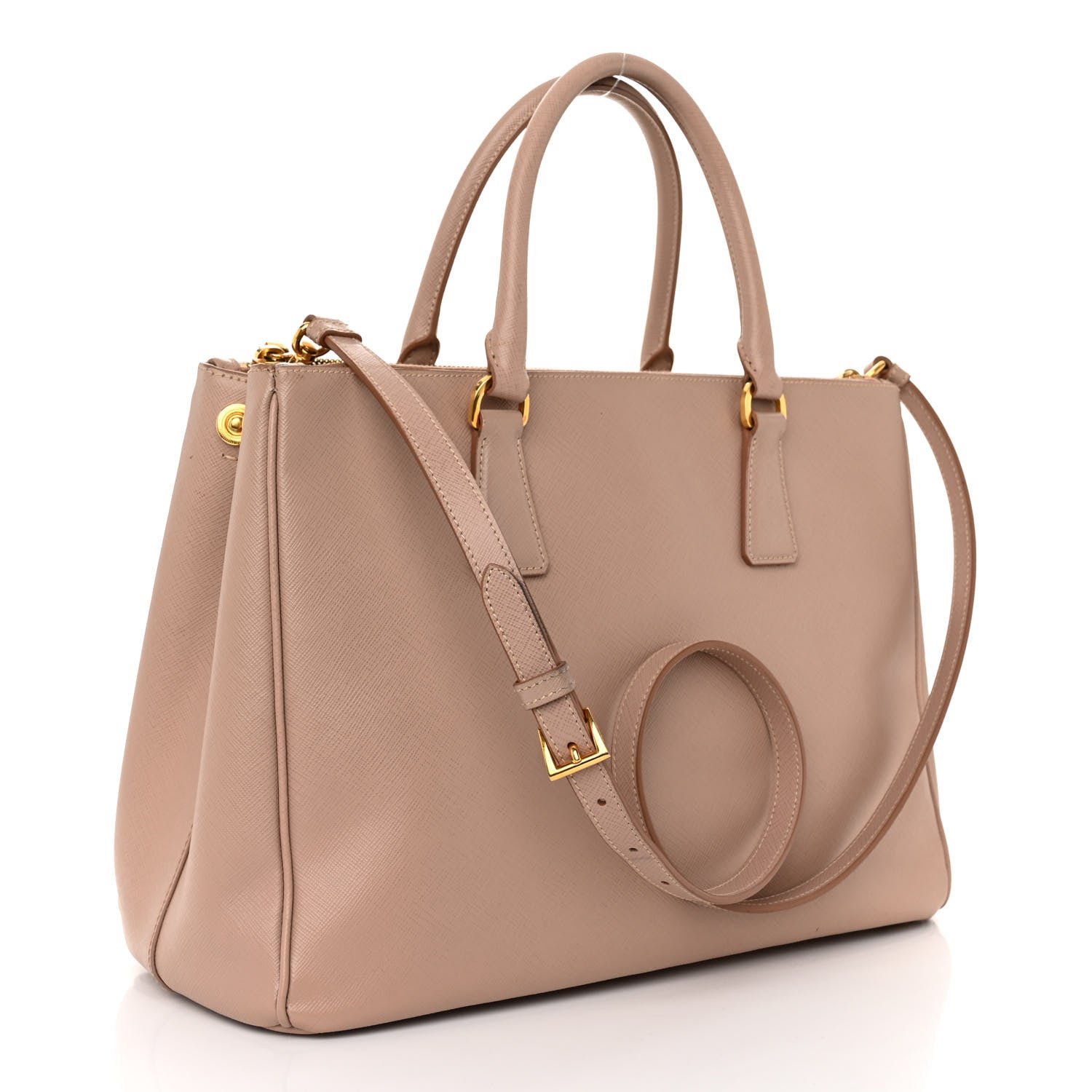 Prada Saffiano Medium Galleria Double Zip Tote Cammeo 3 of 9