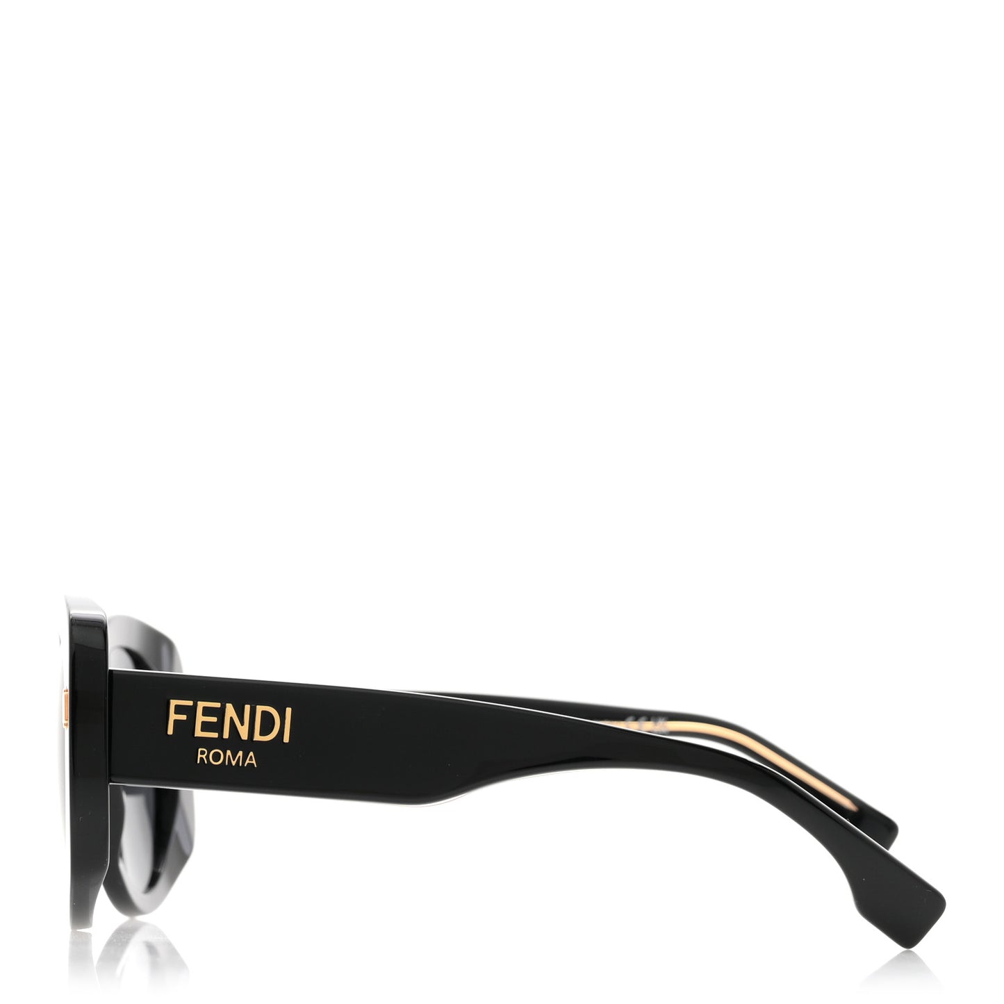Acetate Fendi Roma Sunglasses FE40137I Black