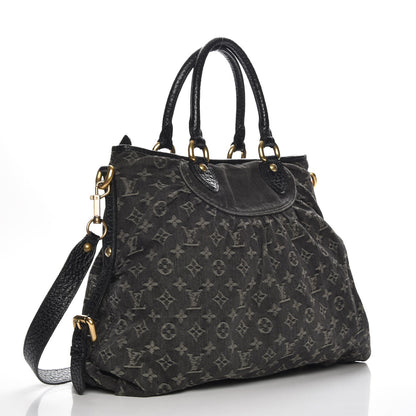 Louis Vuitton Denim Neo Cabby GM Black 4 of 8