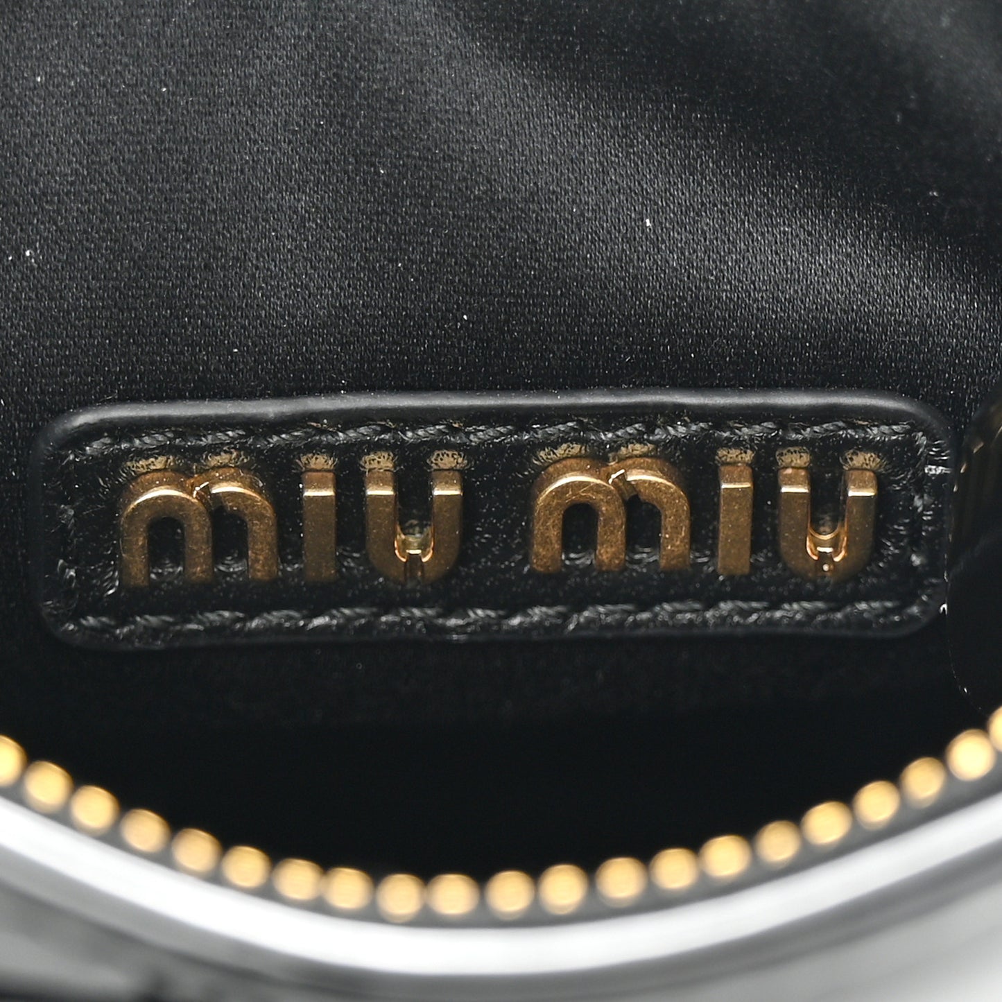 Patent Mini Hobo Black