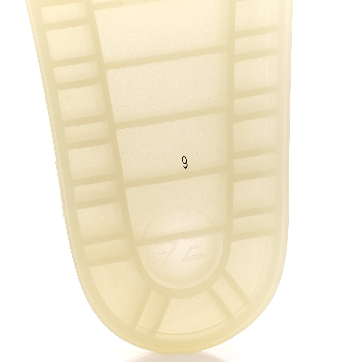 Rubber Mens Pursuit Slide Sandals 9 Transparent