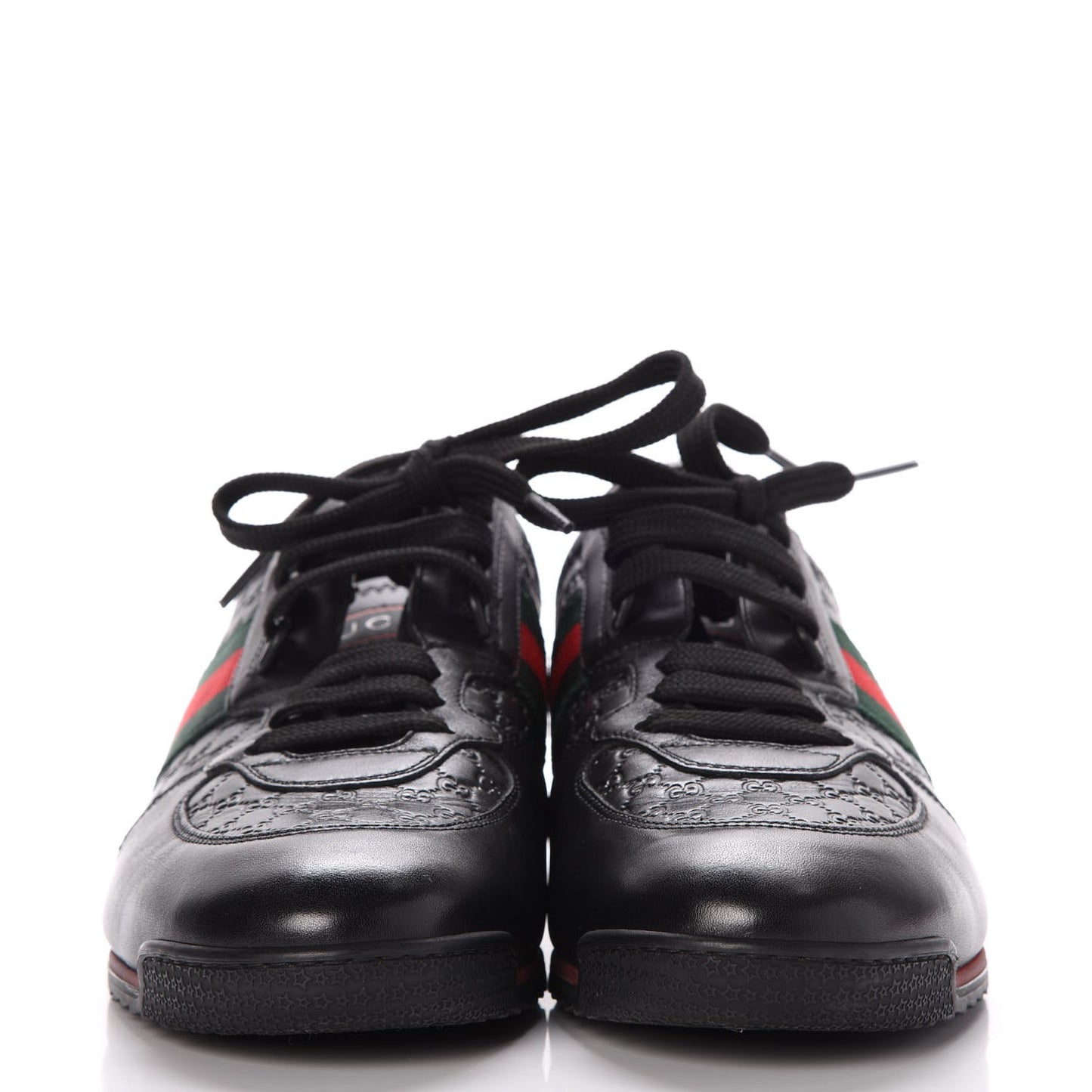 Guccissima Web Sneakers 7.5 Black