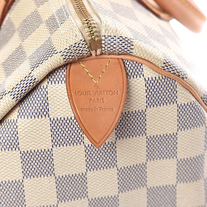 Louis Vuitton Damier Azur Speedy 30 6 of 12