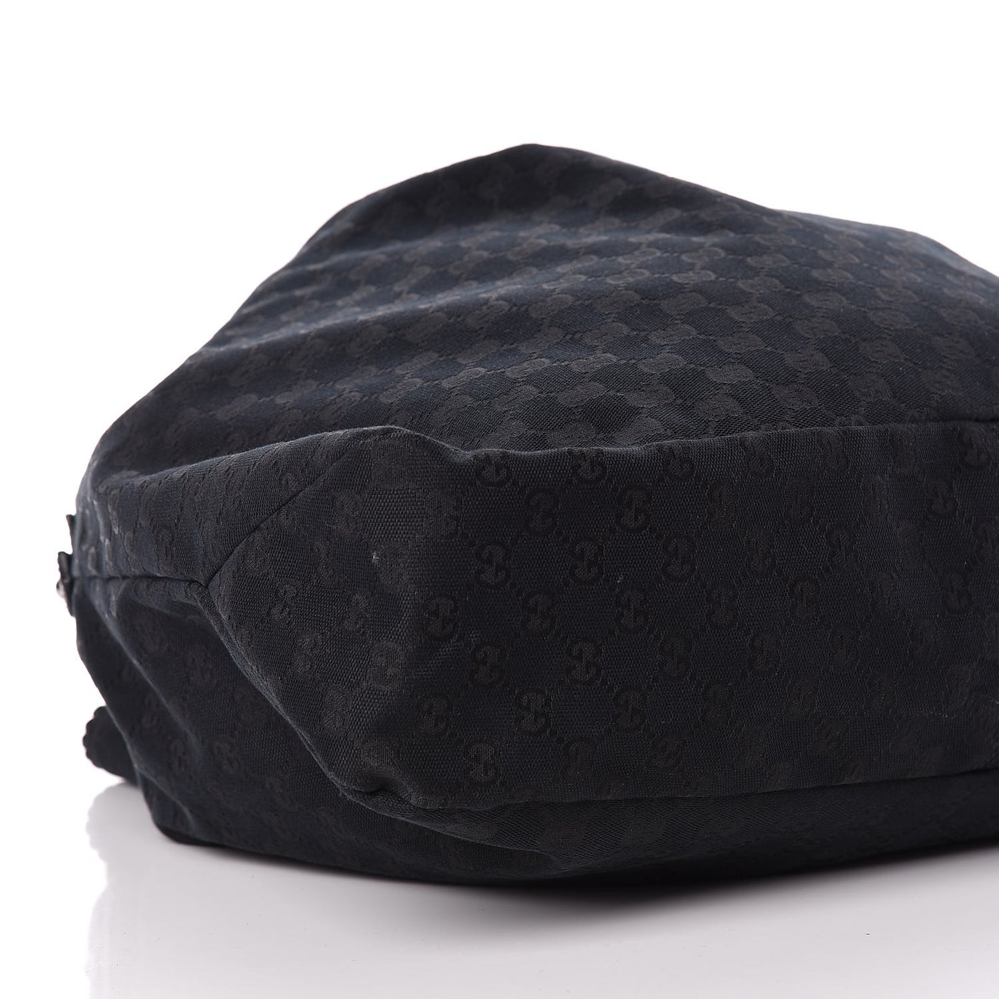 Monogram Large Horsebit Chain Hobo Black