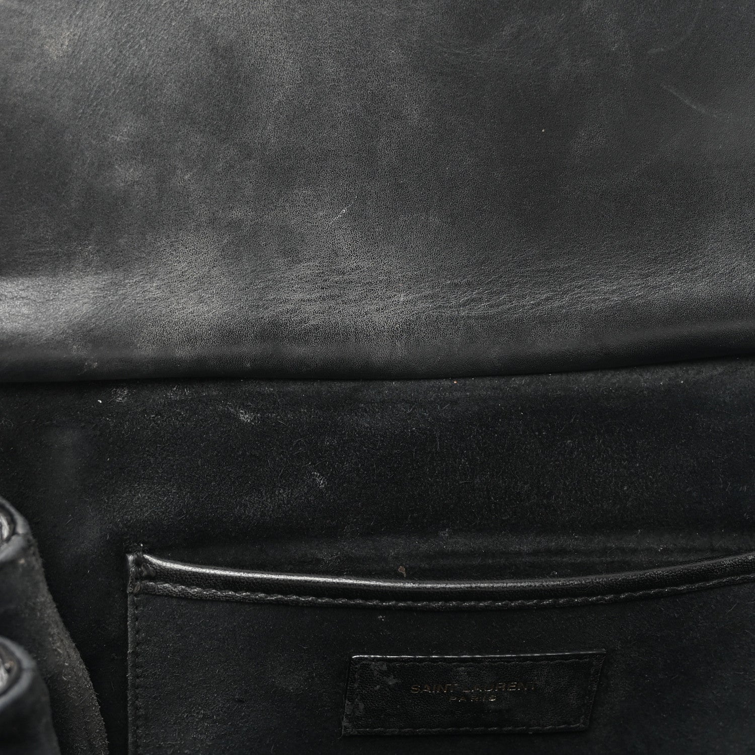 Saint Laurent Smooth Calfskin Medium Charlie Shoulder Bag Black 8 of 11