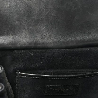 Saint Laurent Smooth Calfskin Medium Charlie Shoulder Bag Black 8 of 11