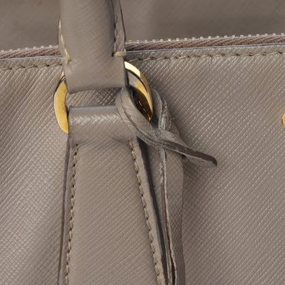 Prada Saffiano Lux Extra Large Galleria Double Zip Tote Argilla 13 of 26