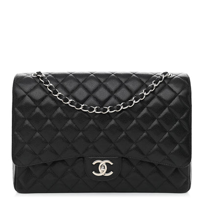 Chanel Caviar Quilted Maxi Double Flap Black 1 of 10
