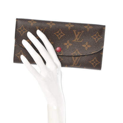 Louis Vuitton Monogram Emilie Wallet Fuchsia 2 of 7