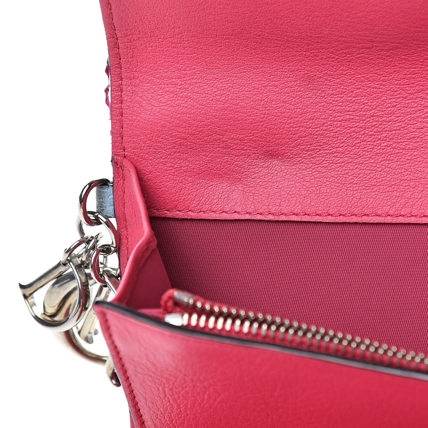 Bullcalf Diorissimo Long Wallet Sky Blue Pink