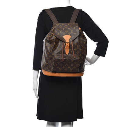 Louis Vuitton Monogram Montsouris GM Backpack 2 of 16