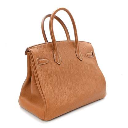 Hermes Togo Birkin 30 Gold 3 of 11