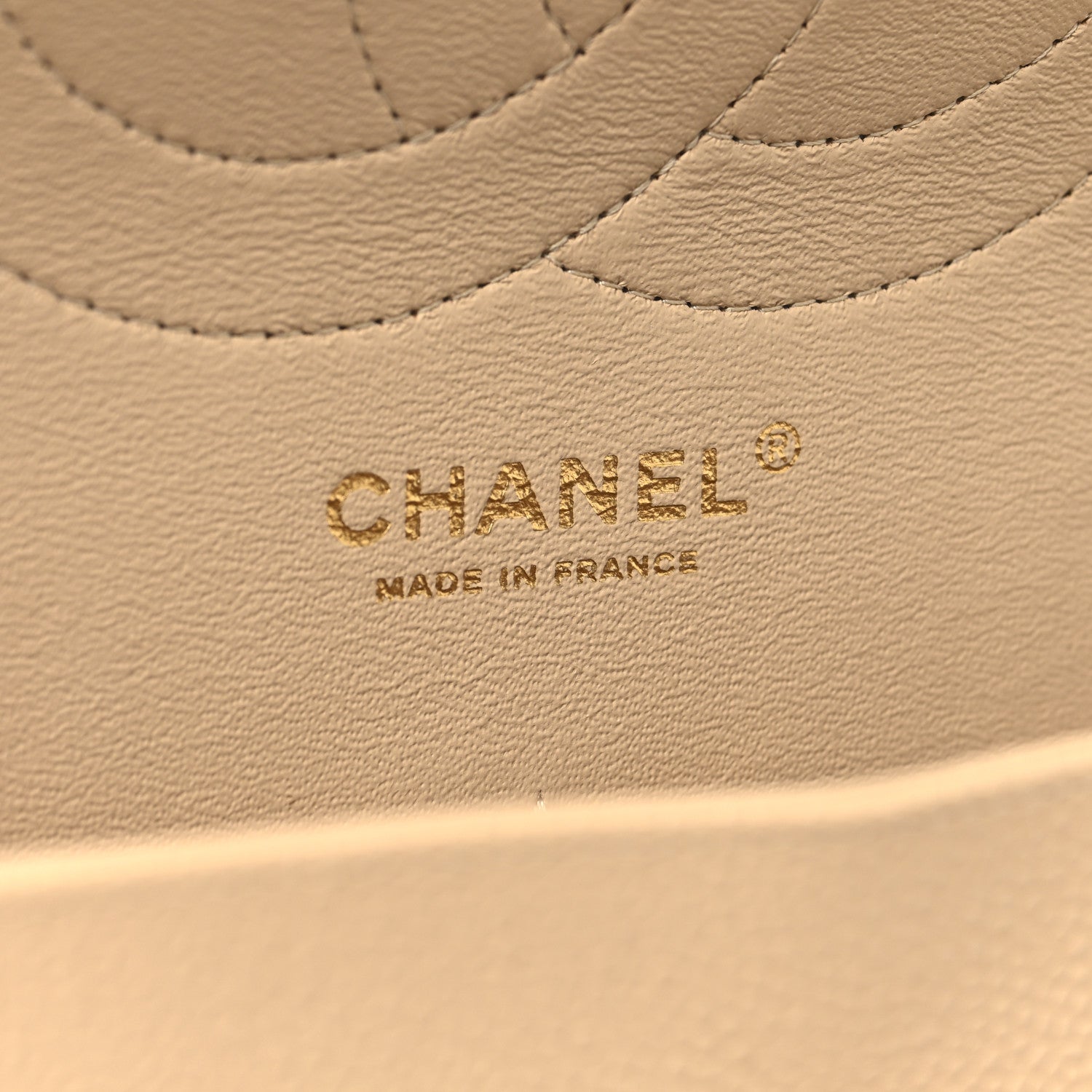 Chanel Caviar Quilted Jumbo Double Flap Beige Clair 6 of 10