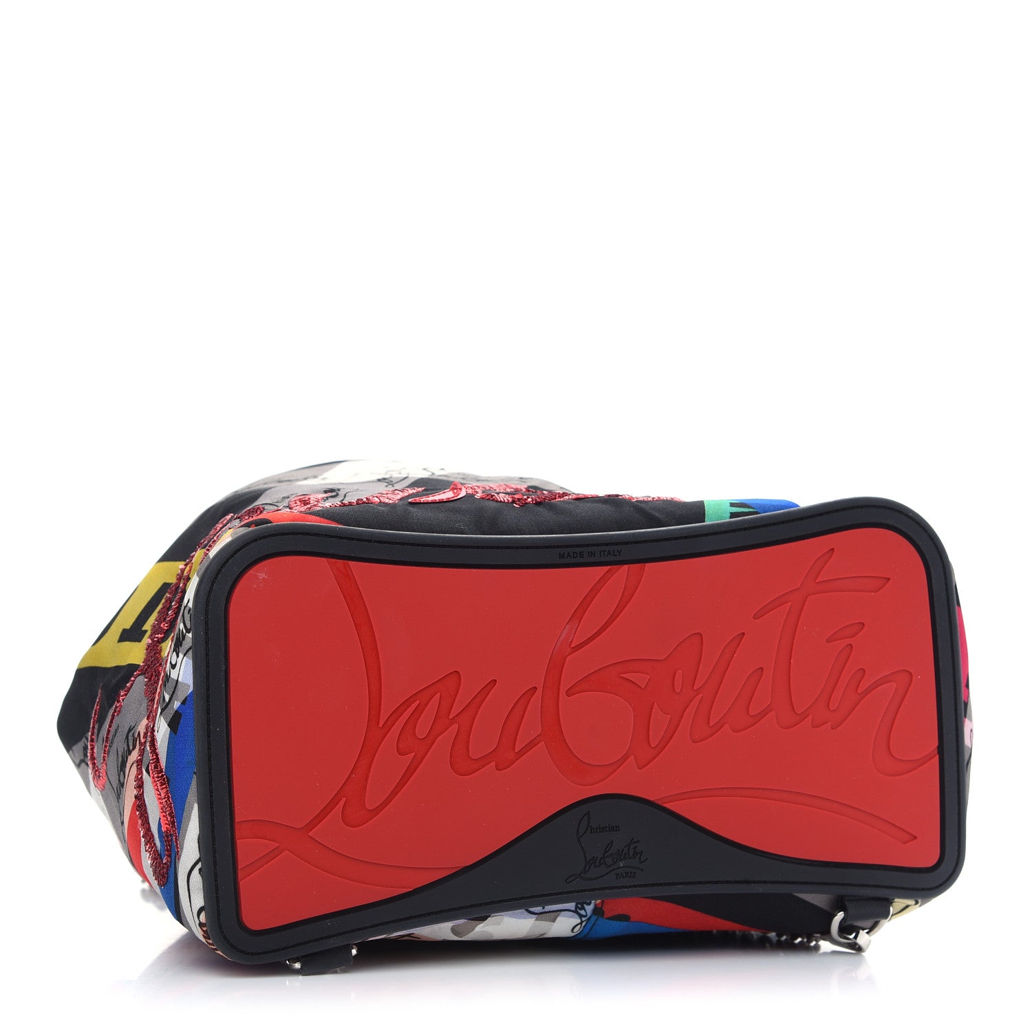 Christian Louboutin Calfskin Loubiballage Backpack Multicolor 4 of 8