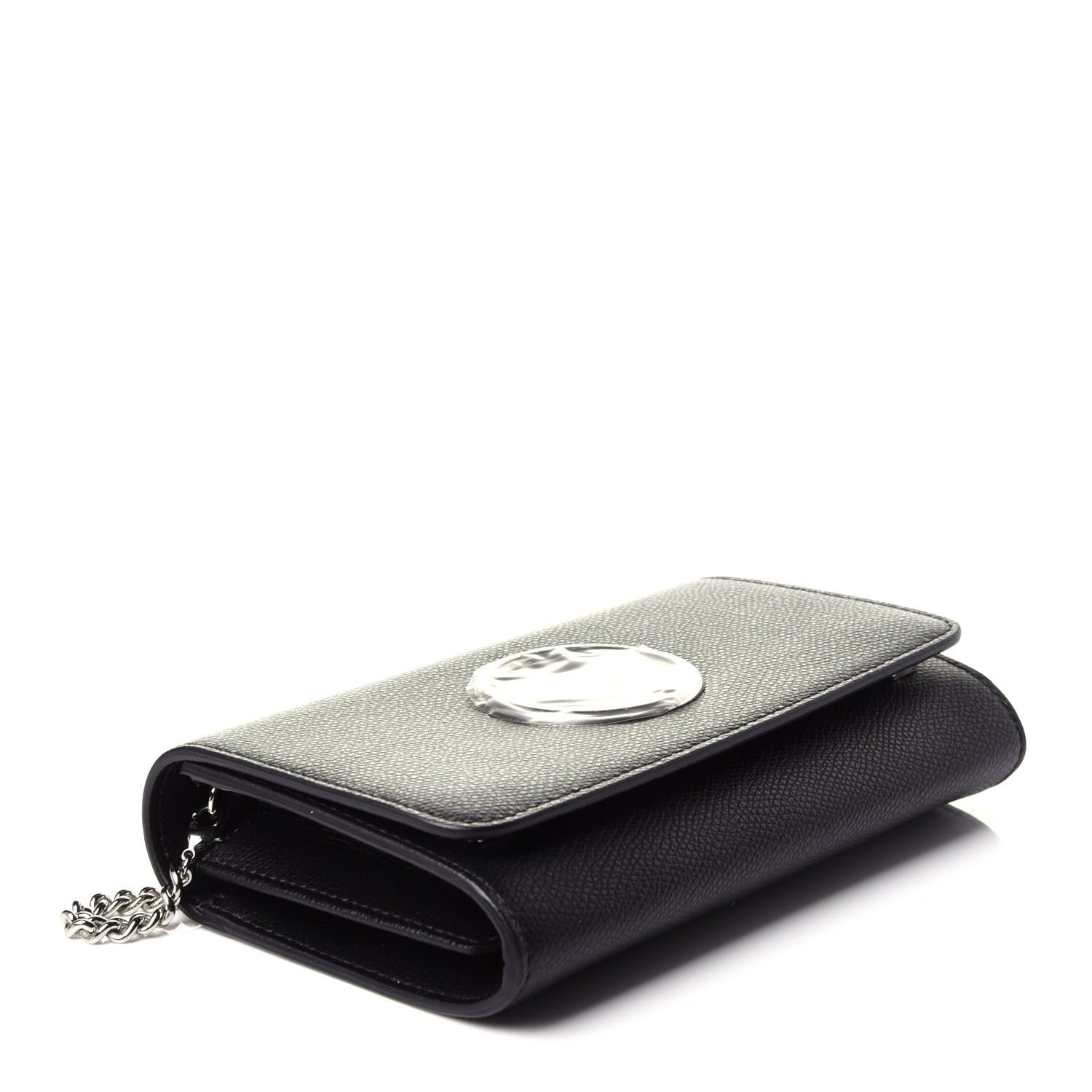 Fendi Vitello Cruise F is Fendi Wallet on Chain Black 4 of 12