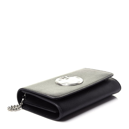 Fendi Vitello Cruise F is Fendi Wallet on Chain Black 4 of 12