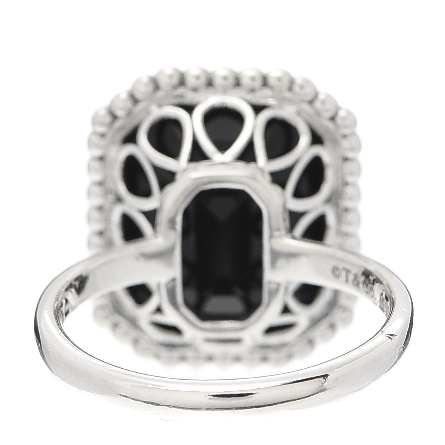 Sterling Silver Black Onyx Ziegfeld Daisy Ring 55 7.25