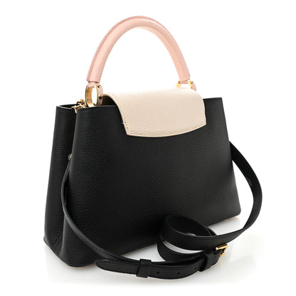 Louis Vuitton Taurillon Flower Chain Capucines MM  Black Cream Pink Black Cream Pink 3 of 9