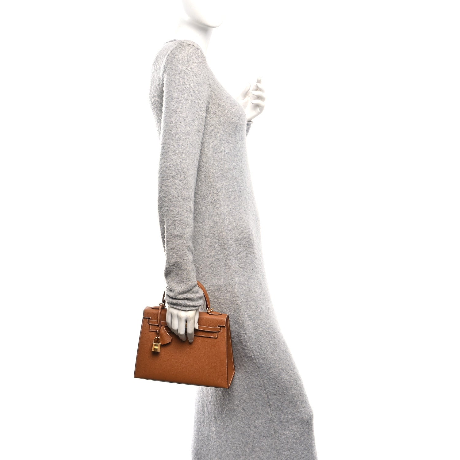 Hermes Epsom Kelly Sellier 25 Gold 2 of 12