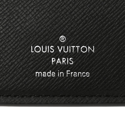 Louis Vuitton LOUIS VUITTON Epi LV Circle Bi-Fold Wallet Black Yellow 6 of 10
