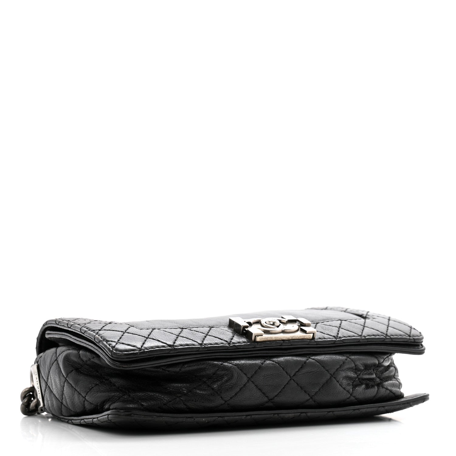 Chanel Calfskin Medium Boy Reverso Flap Black 4 of 16
