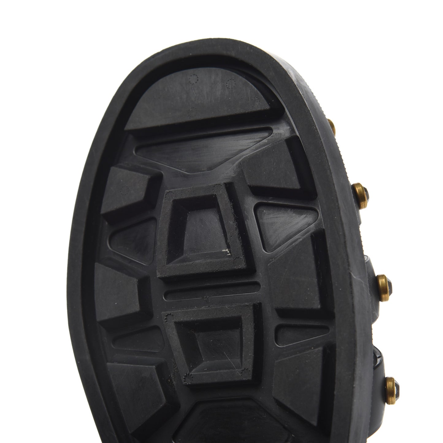 Rubber Crystal Womens Buckle Strap Sandals 37 Black