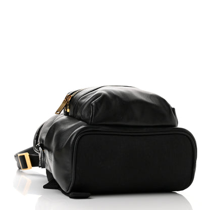 Saint Laurent Calfskin Mini Toy City Backpack Black 4 of 10