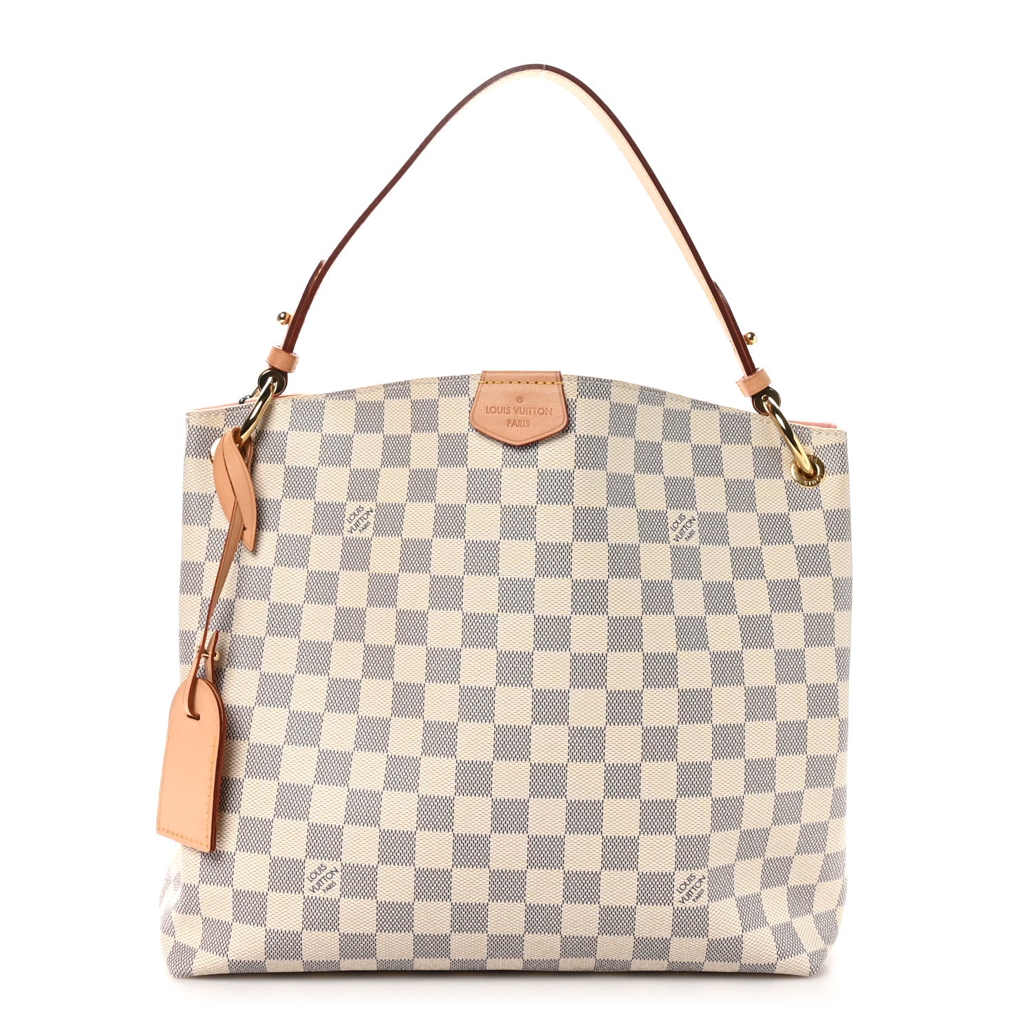 Louis Vuitton Damier Azur Graceful PM Rose Ballerine 1 of 9