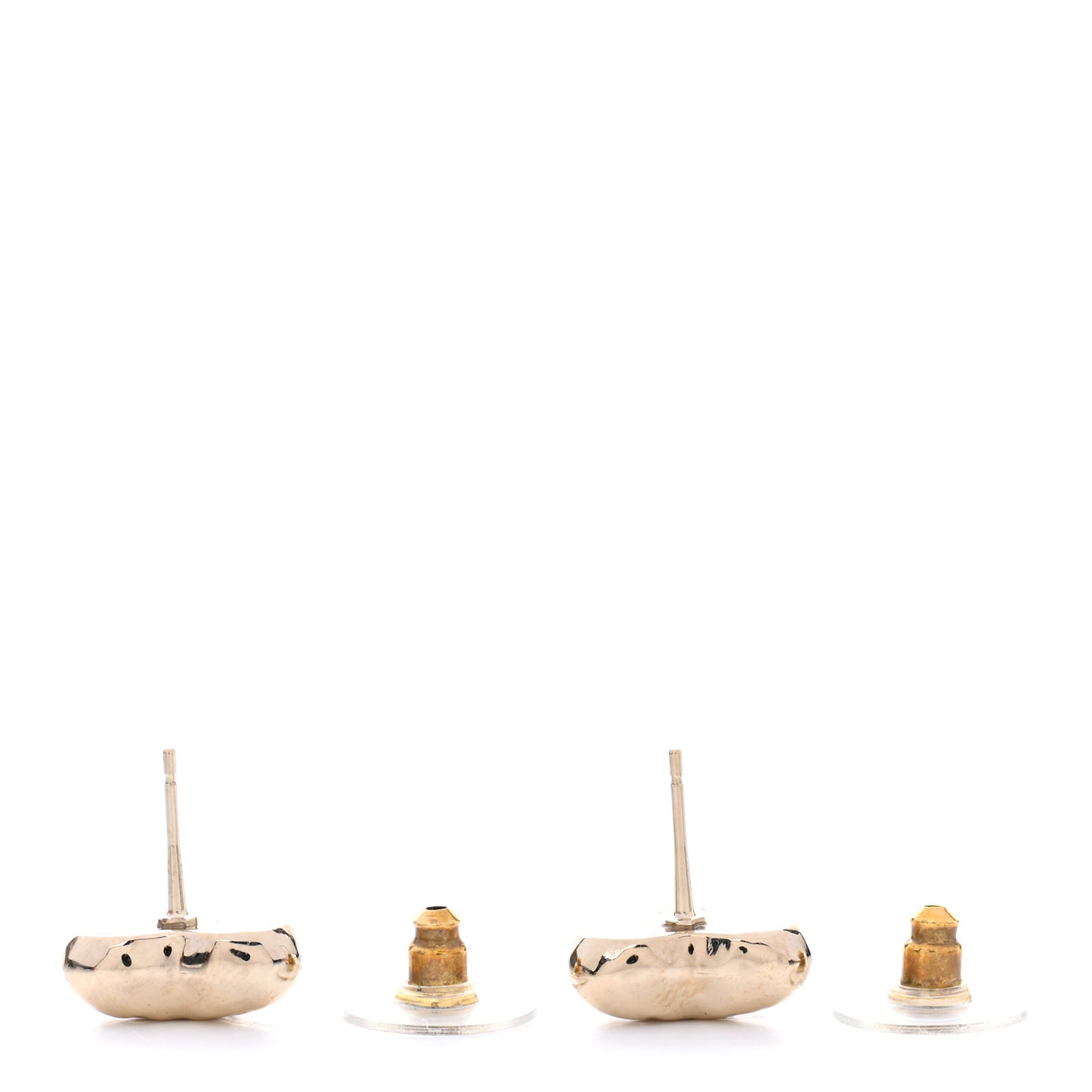 CC Heart Earrings Gold