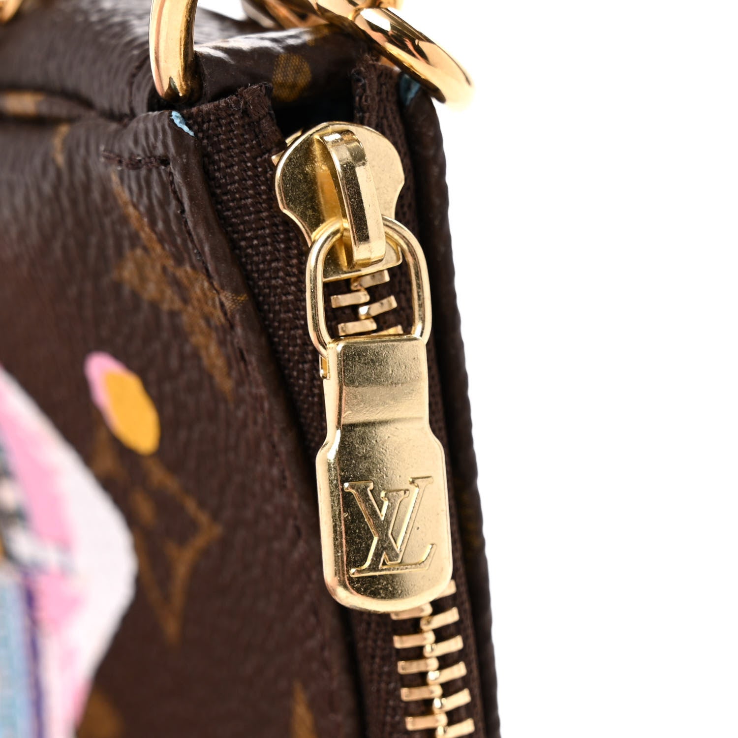 Louis Vuitton Monogram 2022 Christmas Animation Tokyo Mini Pochette Accessories Blue 8 of 8
