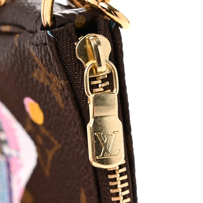 Louis Vuitton Monogram 2022 Christmas Animation Tokyo Mini Pochette Accessories Blue 8 of 8