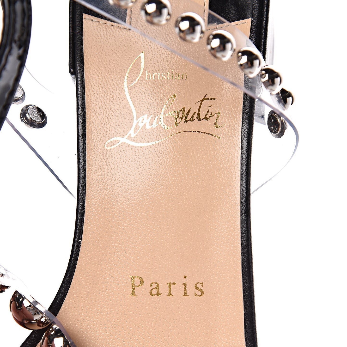 Patent PVC Faridaravie 25 Sandals 36 Black