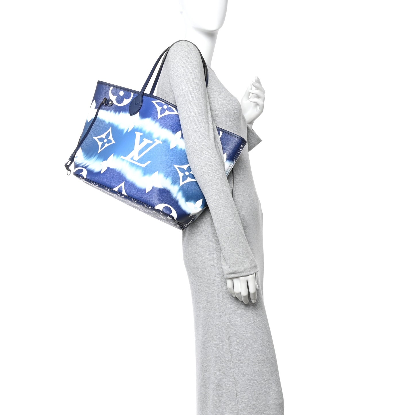 Monogram Escale Neverfull MM Blue