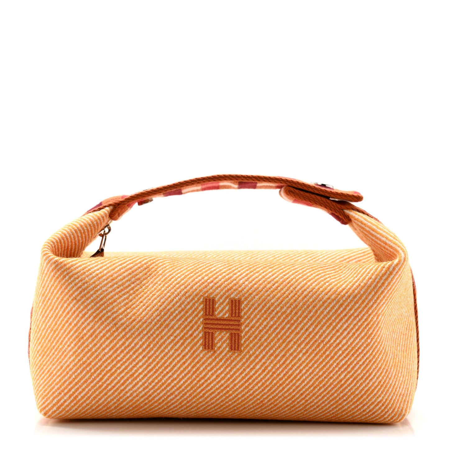 Merino Wool Small Au Carre Bride-A-Brac Pouch Fauve