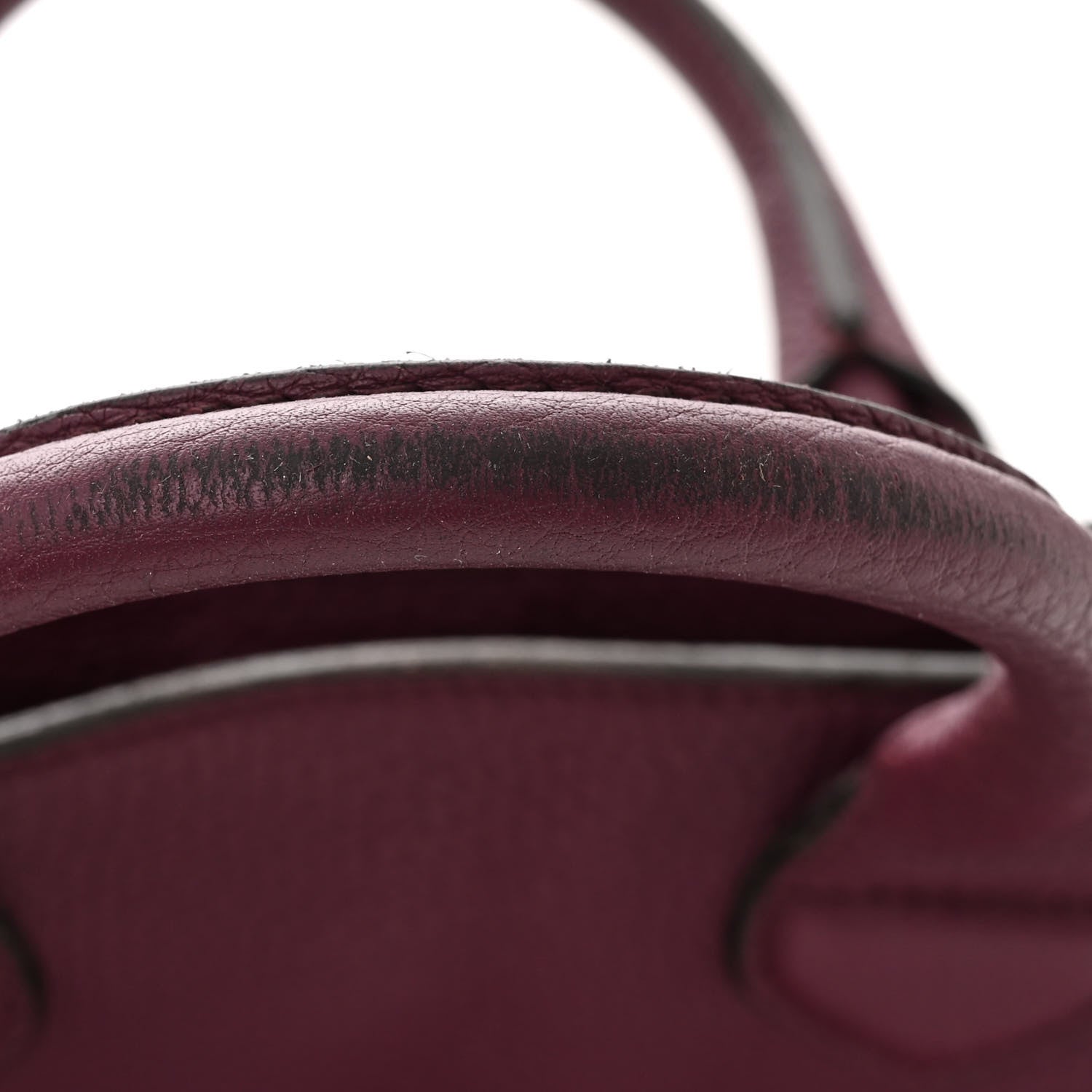 Burberry Grainy Calfskin House Check Small Banner Tote Elderberry 12 of 12