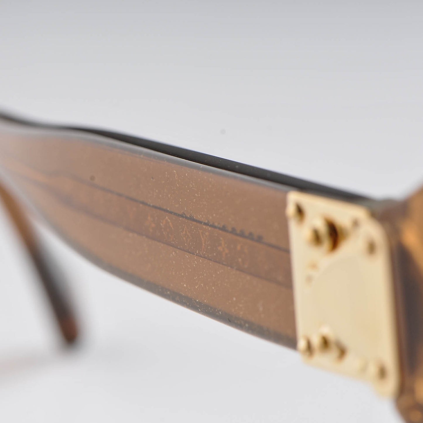 Acetate Soupcon Oversized Sunglasses Z0283W Glitter Honey