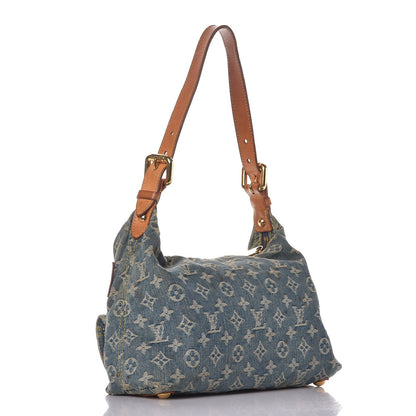 Louis Vuitton Monogram Denim Baggy PM Blue 3 of 22