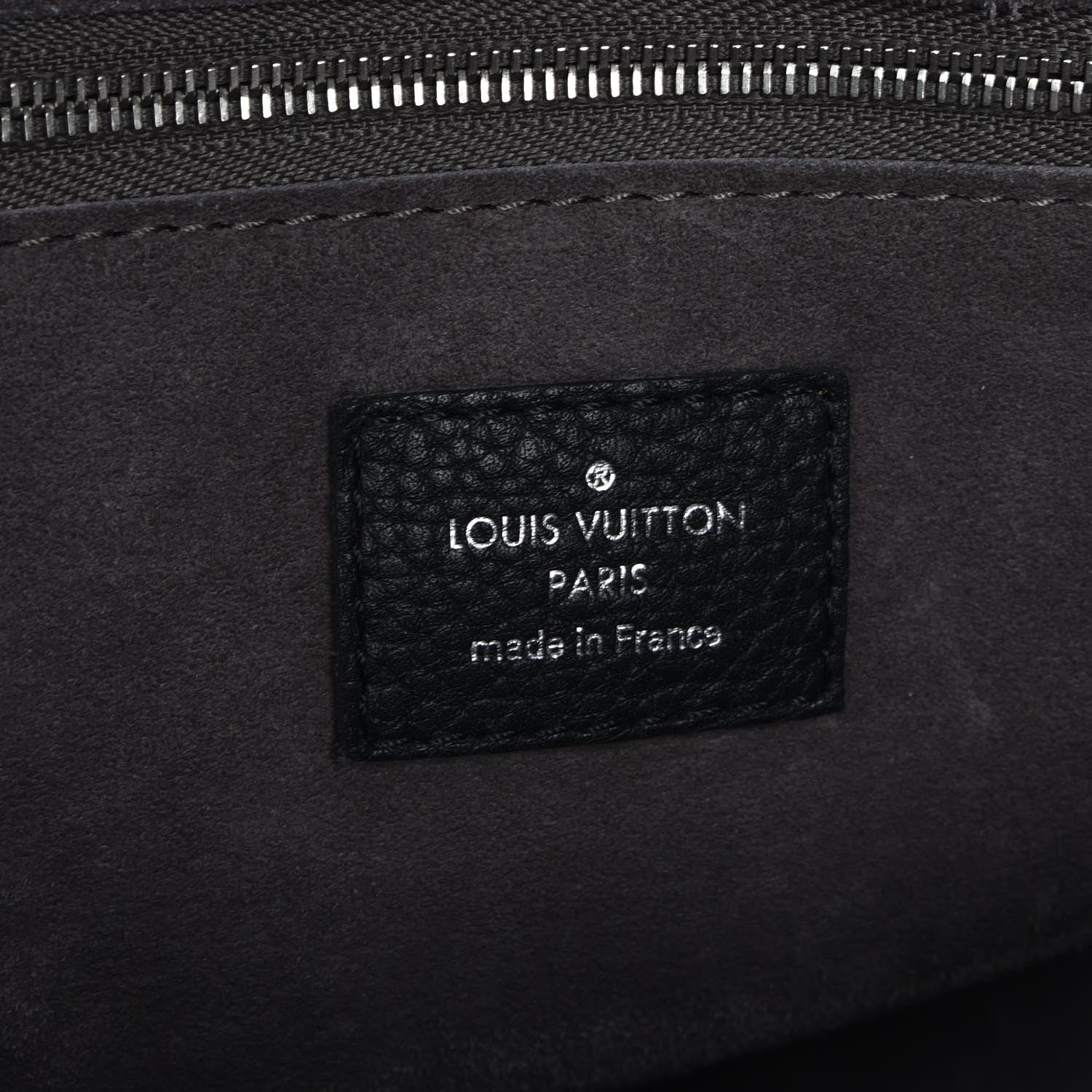 Louis Vuitton Veau Cachemire Soft Lockit MM Black 6 of 9