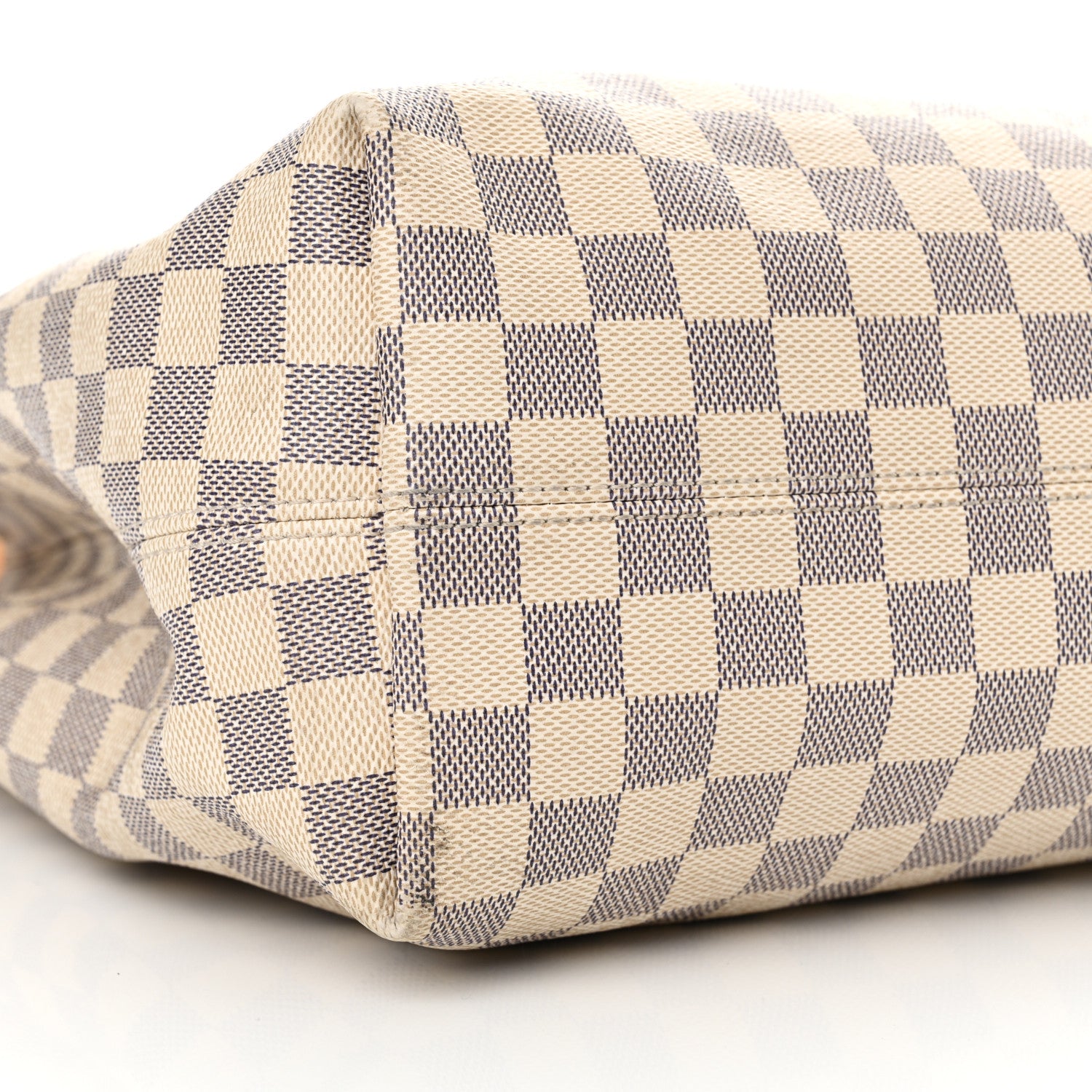 Louis Vuitton Damier Azur Graceful MM Rose Ballerine 8 of 14