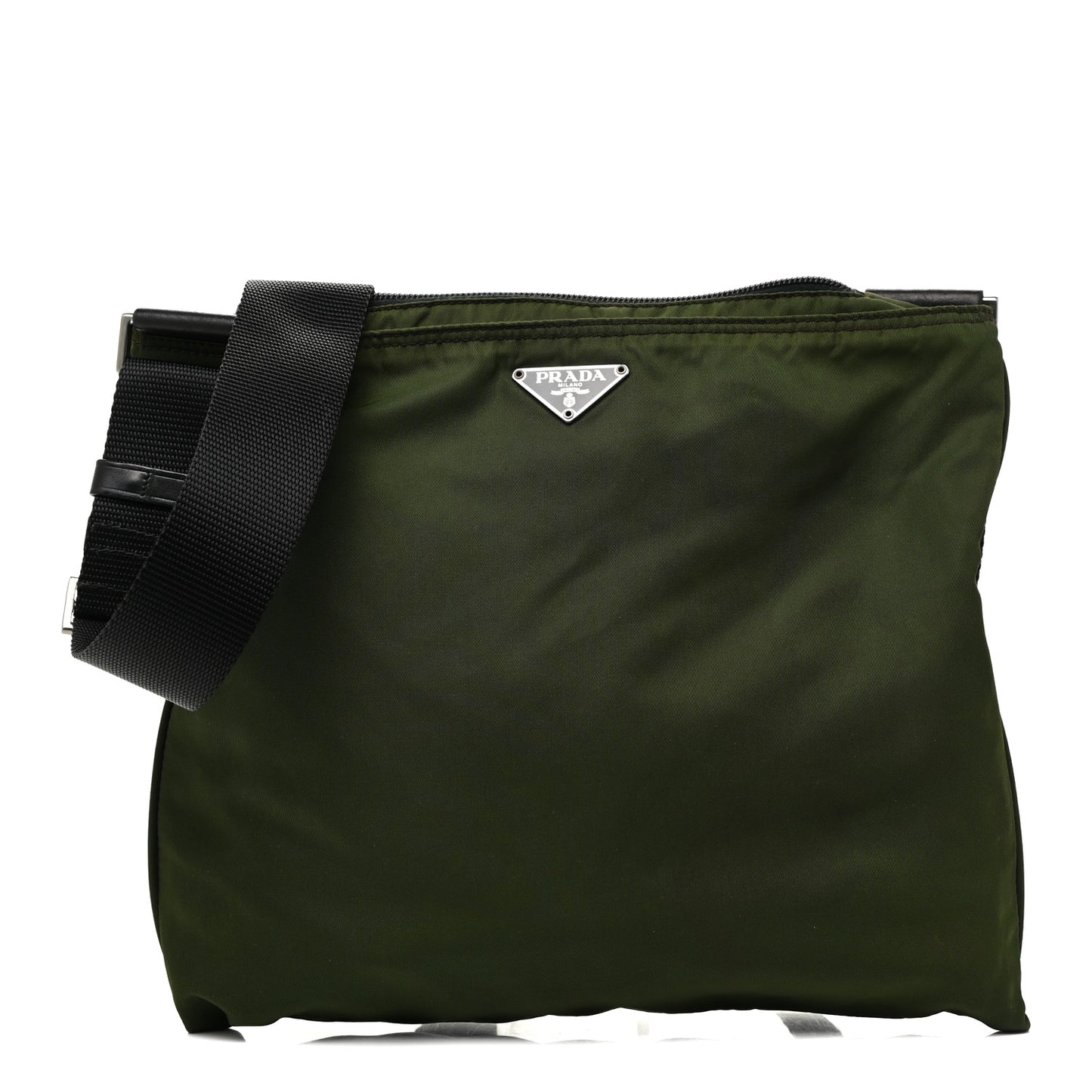 Nylon Vela Flat Messenger Bag Mimetico