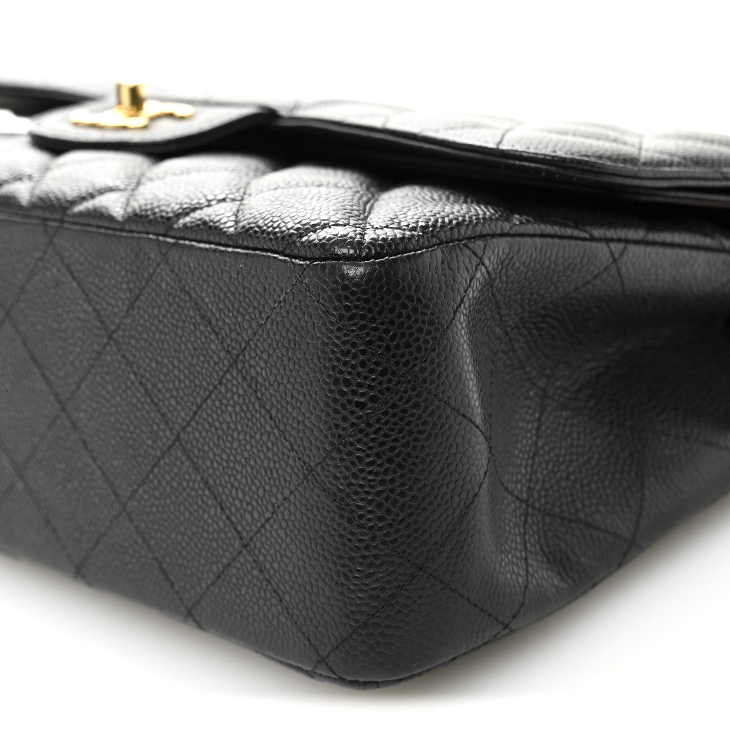 Chanel Caviar Quilted Jumbo Double Flap Black 10 of 10