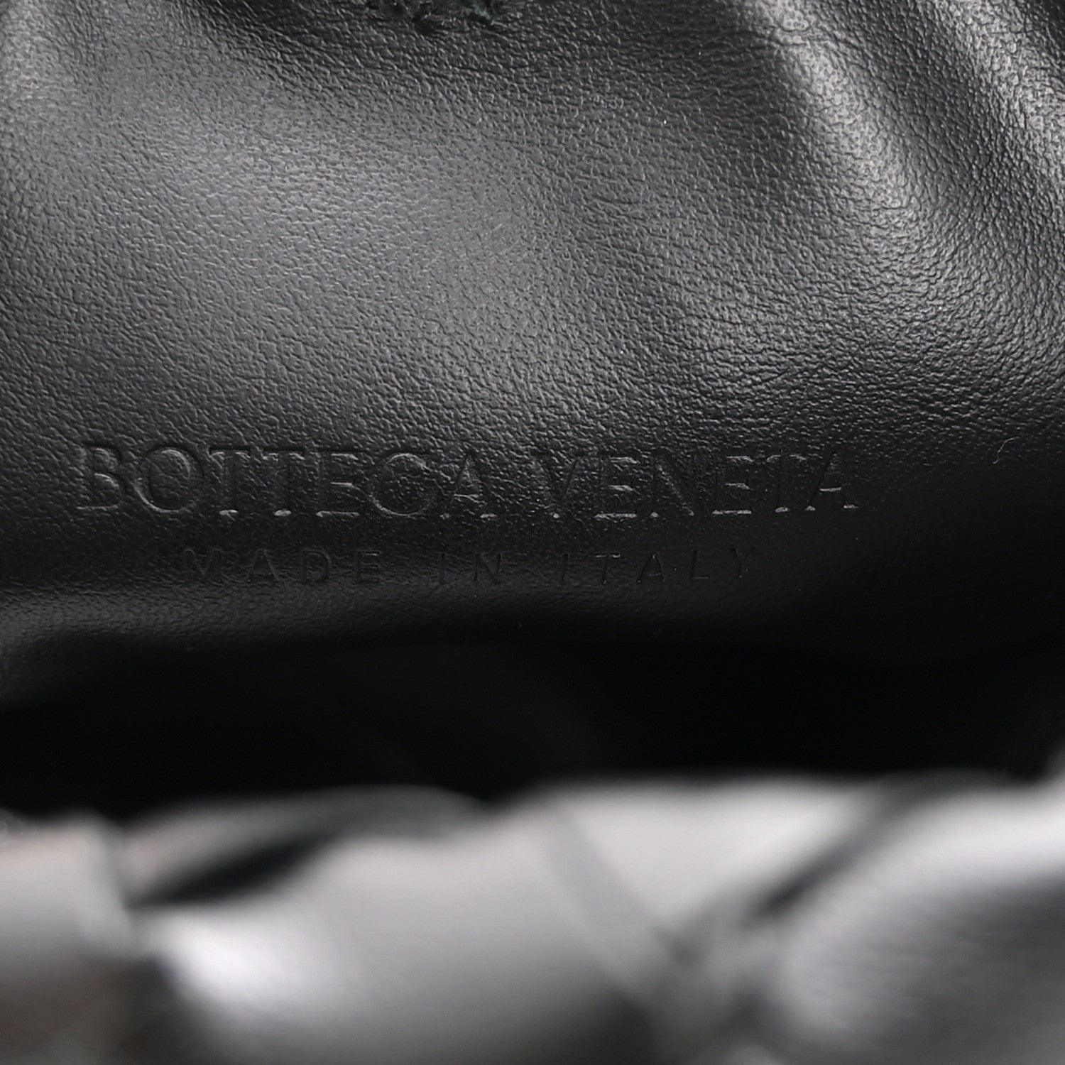 Bottega Veneta Calfskin Intrecciato Mini Hop Black 6 of 9