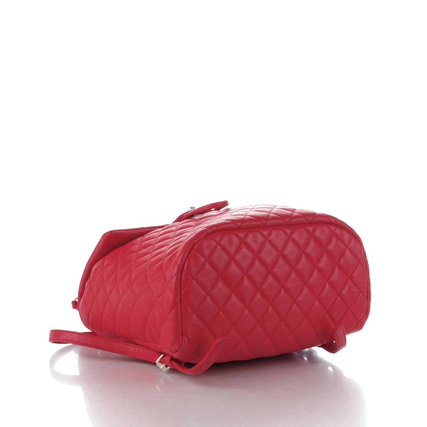 Lambskin Quilted Large Urban Spirit Backpack Red