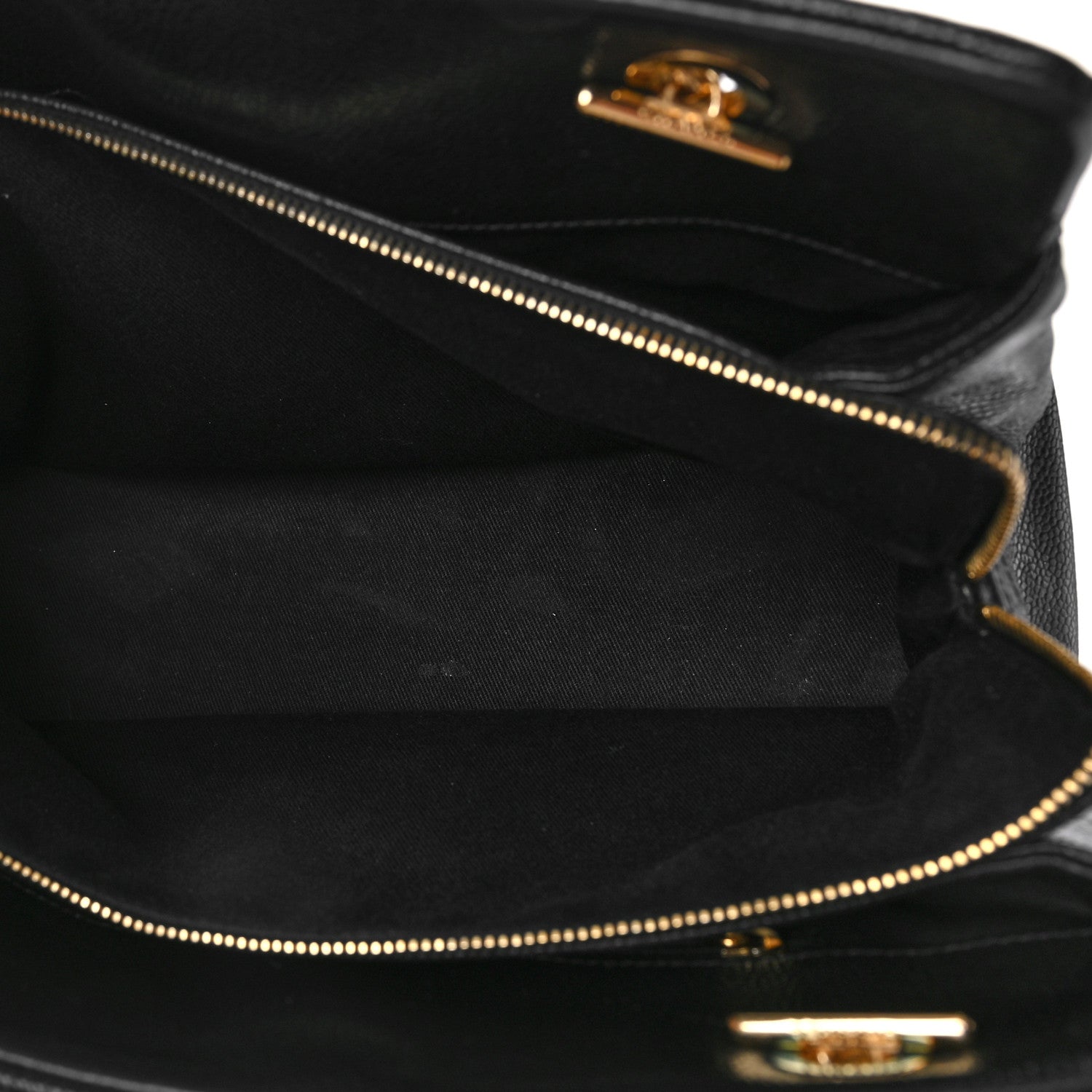 Chanel Caviar Quilted CC Timeless Soft Tote Black 4 of 8