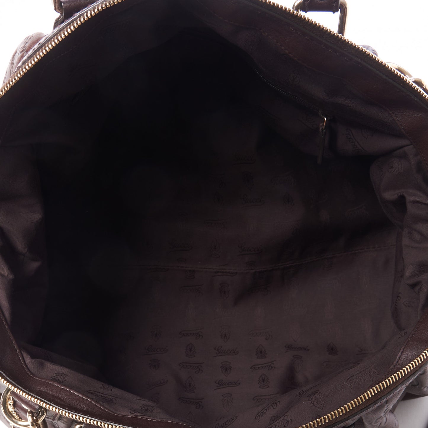 Guccissima Medium Sukey Boston Chocolate