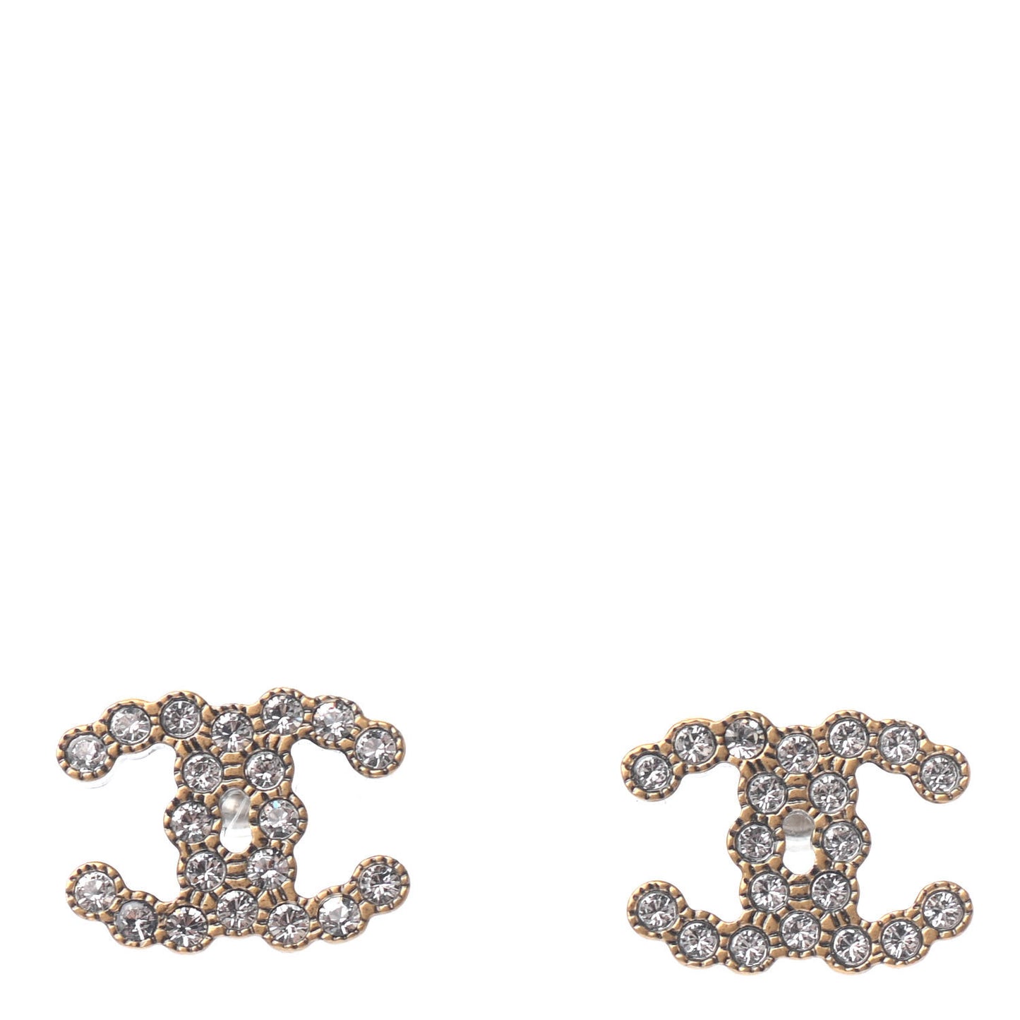 Crystal City Of Lights CC Earrings Gold