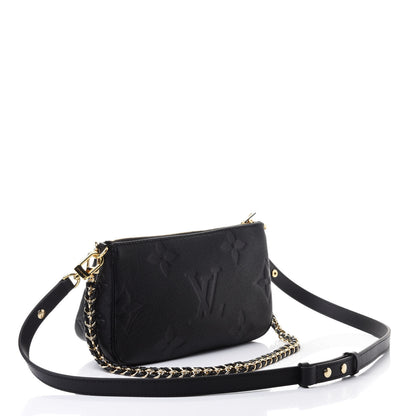 Louis Vuitton Empreinte Monogram Giant Multi Pochette Accessories Black 2 of 4
