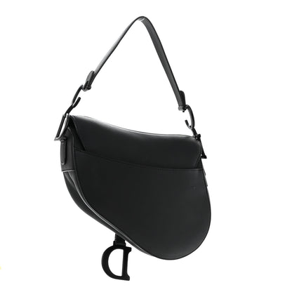 Christian Dior Ultra Matte Calfskin Saddle Bag Black 3 of 10