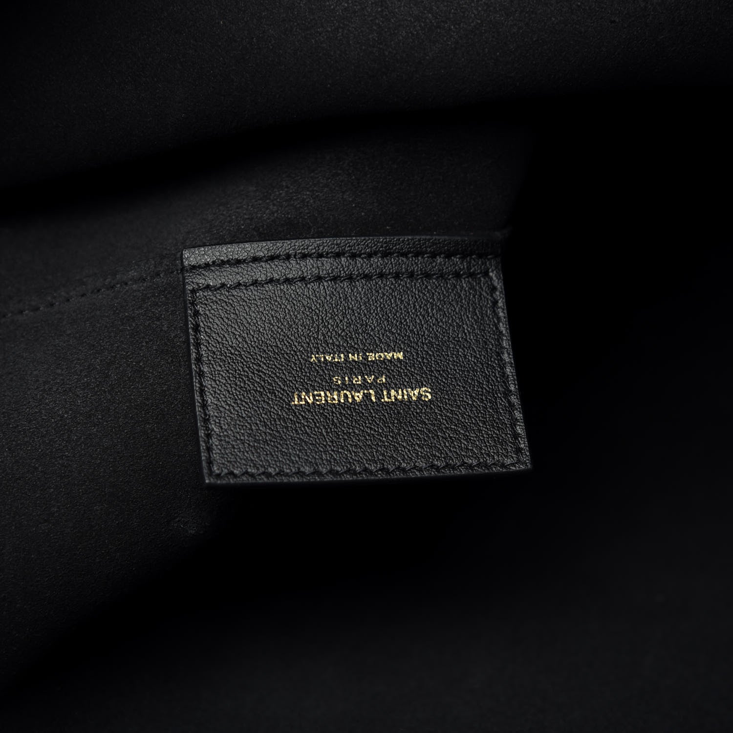 Saint Laurent Calfskin Large Shopping Tote Black 6 of 10