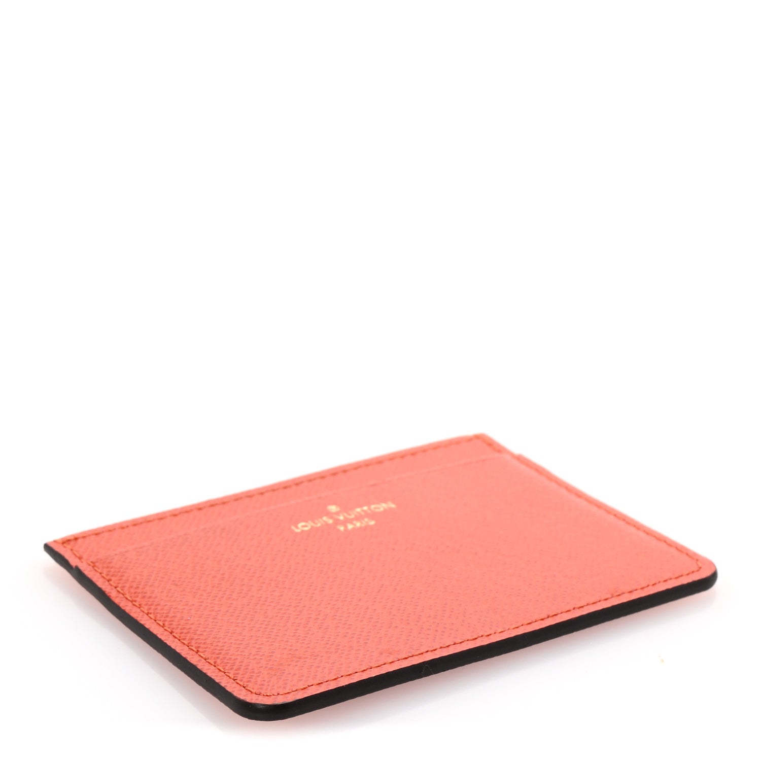 Louis Vuitton Calfskin Jeanne Wallet Insert Piment 4 of 6